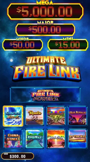 2023 인기 판매 조정 가능한 아케이드 게임 Fire Link Power 2 슬롯 캐비닛
